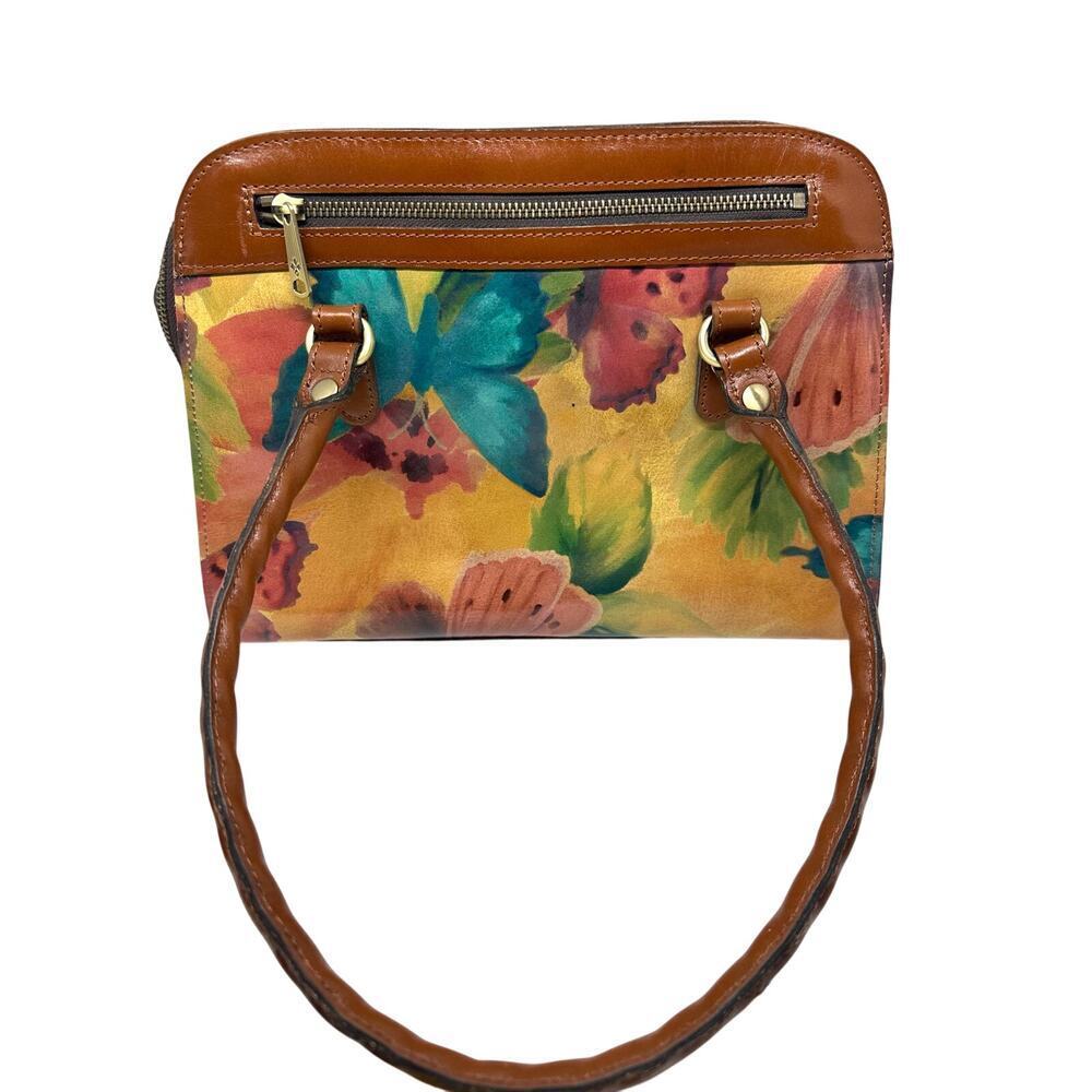 PATRICIA NASH Calvi Satchel Watercolor Butterfly Purse Heritage Collection